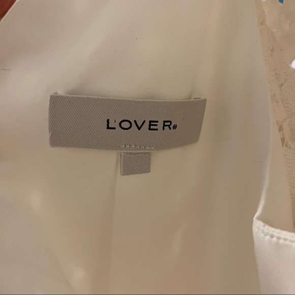 LOVER THE LABEL Aus White Lace MIDI Dresa - Picture 5 of 9